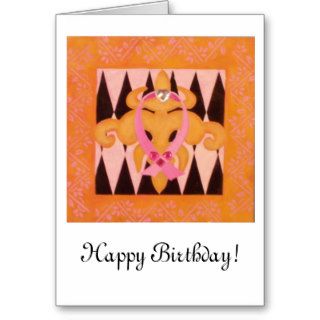 Pink Ribbon Series Birthday Card