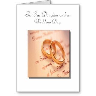 Son and Daughter's Wedding Day Card