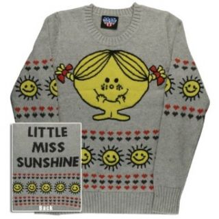 Little Miss   Miss Sunshine Juniors Crew Neck Sweater: Clothing
