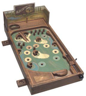 Pinball Golf Wooden Game: Toys & Games