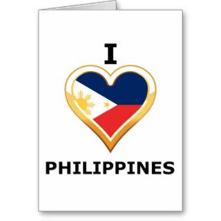 I love Philippines Cards