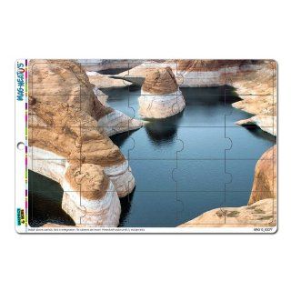 Graphics and More Glen Canyon Utah River Rock Formations MAG NEATO'S Novelty Gift Locker Refrigerator Vinyl Puzzle Magnet Set  