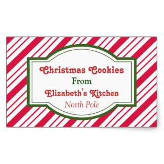 Custom Christmas Kitchen Stickers