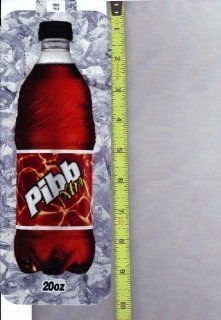 Large Chamelon Size Mr Pibb Xtra BOTTLE Soda Machine Flavor Strip, Label Card, Not a Sticker : Everything Else