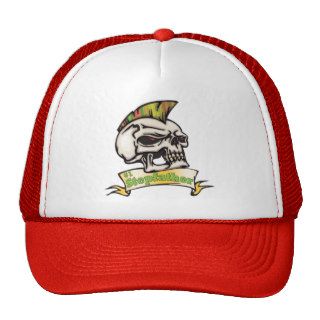 Number One Stepfather Skull Father's Day Gifts Trucker Hats