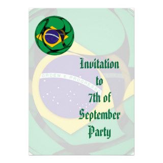 Brazil 1 custom invitations
