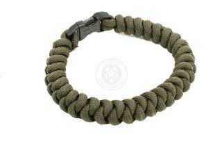 Flyye Industries Mil Spec Paracord Snake Weave Bracelet   RANGER GREEN  Airsoft Protective Gear  Sports & Outdoors