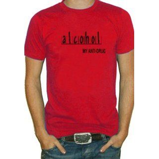 Alcohol Anti Drug T Shirt: Clothing