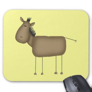 Stick Figure Horse Tshirts and Gifts Mouse Mat