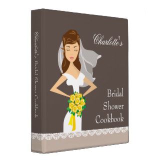 Dreamy Bride Bridal Shower Cookbook Recipe Binder