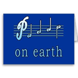 Musical Peace on Earth Holiday Cards
