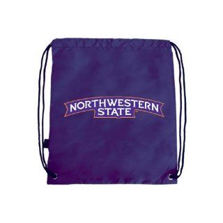 Northwestern State Nylon Purple Drawstring Backpack 'Arched Northwestern State' : Sports Fan Drawstring Bags : Sports & Outdoors
