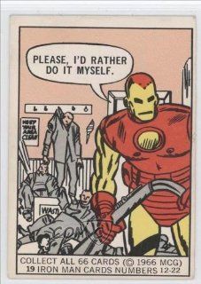 Please, I'd Rather Do It Myself. (Trading Card) 1966 Marvel Super Heroes #19: Everything Else