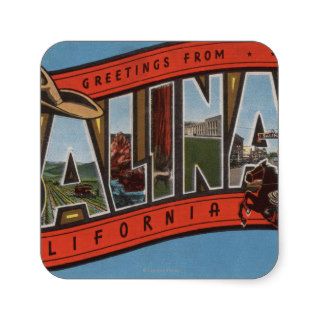 Salinas, California   Large Letter Scenes   Rode Stickers