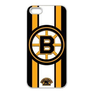 NHL The newest iphone 5s white side case#Boston Bruins smart team logo (TPU and Plastic): Cell Phones & Accessories