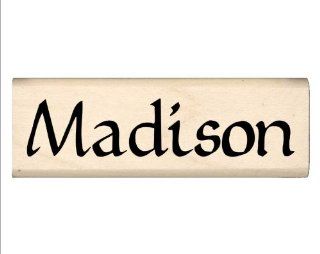 Madison   Name Rubber Stamp, Stamps by Impression   Childrens Decorative Rubber Stamps
