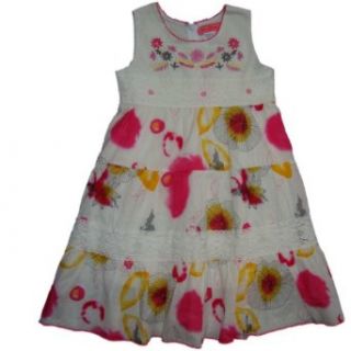 Pink Tangerine by Baby Nay Girls Watercolor Sketch Dress, Pink: Special Occasion Dresses: Clothing