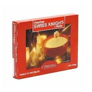 Swiss Knight Cheese Fondue 6pk  Packaged Swiss Cheeses  Grocery & Gourmet Food