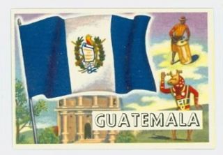 1956 Flags of the World 78 Guatemala Near Mint Plus: Entertainment Collectibles