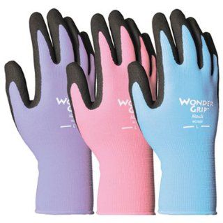 Wonder Grip Nearly Naked Gloves, Large, Assorted Colors : Work Gloves : Patio, Lawn & Garden