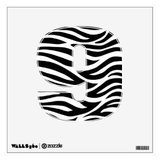 Black and White Zebra Stripes Wall Graphics