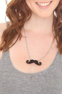 Never Shout Never Moustache Necklace: Jewelry