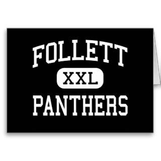Follett   Panthers   High School   Follett Texas Greeting Cards