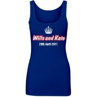 Wills And Kate Crown: Junior Fit Next Level Longer Tank Top: Clothing