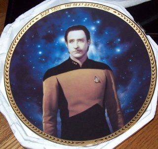 Star Trek :The Next Generation Limited Edition Plate~Lieutenant Commander Data: Everything Else