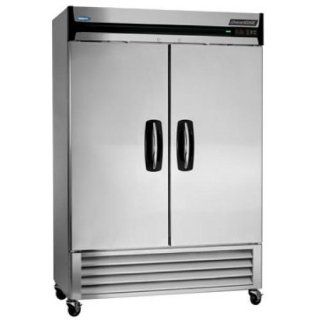 Nor Lake NLF49 S Reach In Freezer 2 Stainless Steel Doors 55 1/4 Wide 4 Casters Advantedge Series: Science Lab Cryogenic Freezers: Industrial & Scientific