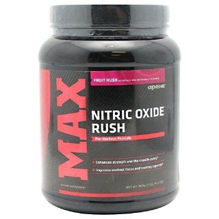 Apex MAX Nitric Oxide Rush (Nor), Fruit Punch Flavor, for Bodybuilders and Anaerobic Athletes, 1 lb 14 oz Jug: Health & Personal Care