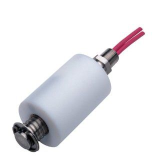 Gems Sensors 01811 PTFE Float Large Single Point Level Switch with 316 Stainless Steel Stem and Mounting, 1 1/4" Diameter, 1/8" NPT Male, 7/8" Actuation Level, 20VA, SPST/Normally Open: Industrial Flow Switches: Industrial & Scientific