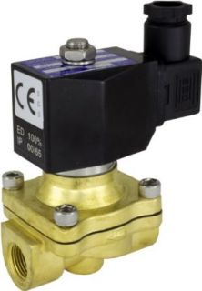 220v AC 16mm 1/2" NPT Normally Closed Brass NBR 2 Way Solenoid Valve: Everything Else