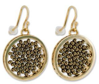 Gold plated dangle earrings, 'Upsala Volcano'   Handcrafted Gold Plated Dangle Earrings from Mexico: Jewelry