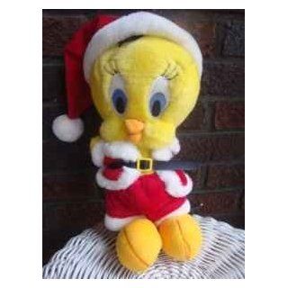 Santa Tweety Bird   Plush: Toys & Games