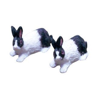 Dollhouse Miniature Two Baby Bunnies: Toys & Games