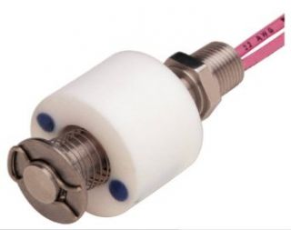 Gems Sensors 26791 PTFE Float Single Point Rugged Compact Alloy Level Switch with 316 Stainless Steel Stem and Mounting, 1" Diameter, 1/8" NPT Male, 3/4" Actuation Level, Normally Open: Industrial Flow Switches: Industrial & Scientific