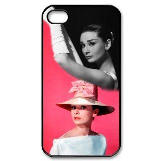 Audrey Hepburn Hard Plastic Back Cover Case for iphone 4, 4S: Cell Phones & Accessories