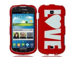 Red Love Image Hard Plastic Phone Cover Case for Samsung Stellar i200: Cell Phones & Accessories