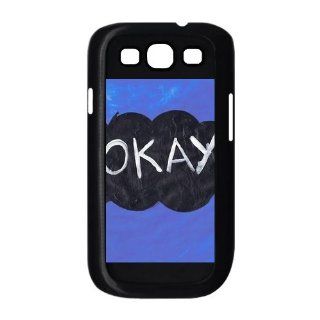Funny Okay The Fault in Our Stars Quotes Samsung Galaxy S3 I9300 Case Hard Back Case: Cell Phones & Accessories