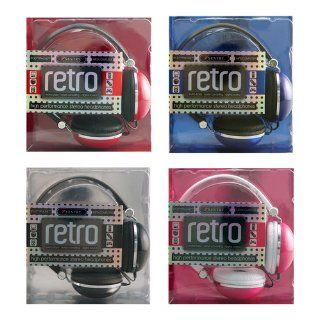 Sentry HO276 Retro High Performance Stereo Headphones, Pink: Electronics
