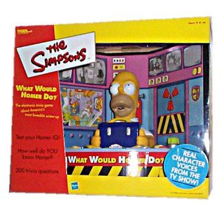 The Simpsons What Would Homer Do Electronic Trivia Game: Toys & Games