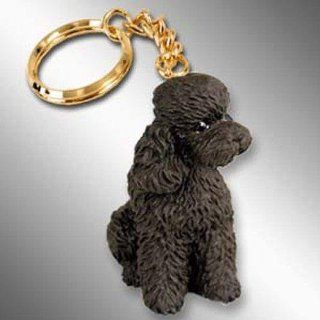 Poodle, Chocolate, Sport Cut Tiny Ones Dog Keychains (2 1/2 in): Pet Supplies