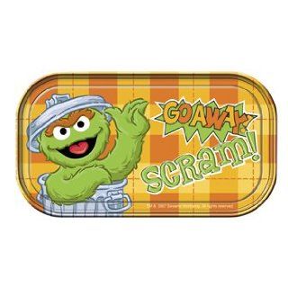 Sesame Street Oscar the Grouch Scram Tin Magnetic Sign: Kitchen & Dining