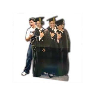 3 Stooges Graduation Cardboard Stand Up, Cut out   3 Stooges Standee: Health & Personal Care