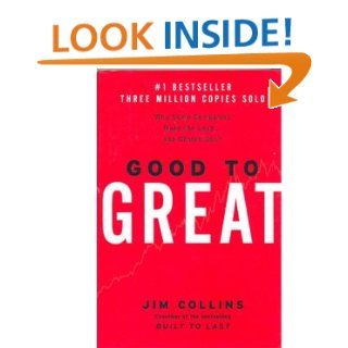 Good to Great: Why Some Companies Make the LeapAnd Others Don't: Jim Collins: 9780066620992: Books