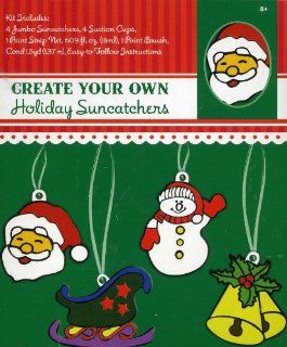 Create Your Own Holiday Suncatchers Kit: Toys & Games