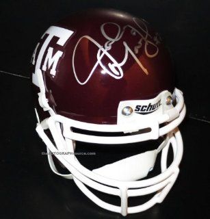 Johnny "Football" Manziel Autographed Texas A&M Mini Helmet at 's Sports Collectibles Store