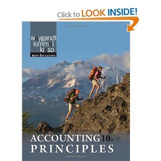Accounting Principles (9780470534793): Jerry J. Weygandt, Paul D. Kimmel, Donald E. Kieso: Books