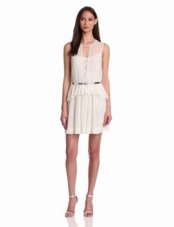 Robert Rodriguez Women's Grid Sequin Dress, Ivory, 2 at  Womens Clothing store: